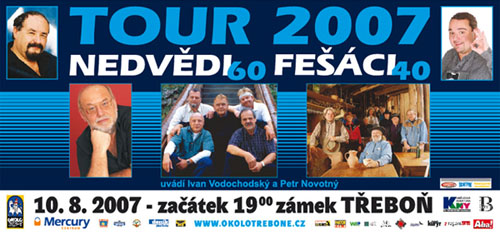 Nedvědi TOUR 2007 - více na okolotrebone.cz