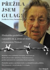 Přežila jsem gulag - pozvánka