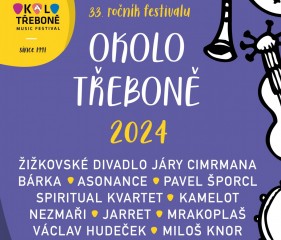 Festival Okolo Třeboně - kalendář všech koncertů v roce 2024